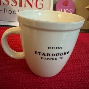 Guess White Coffee Mug